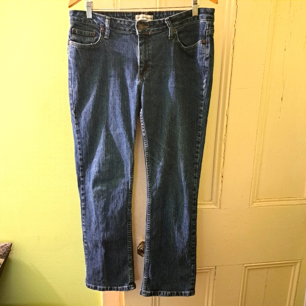 Riders Straight Leg Blue Jeans